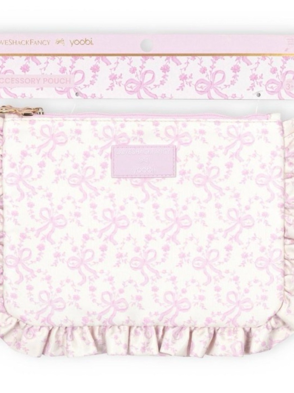 LoveShackFancy Love Shack Fancy Target Yoobi pair of accessory pouches - new! - Picture 2 of 3